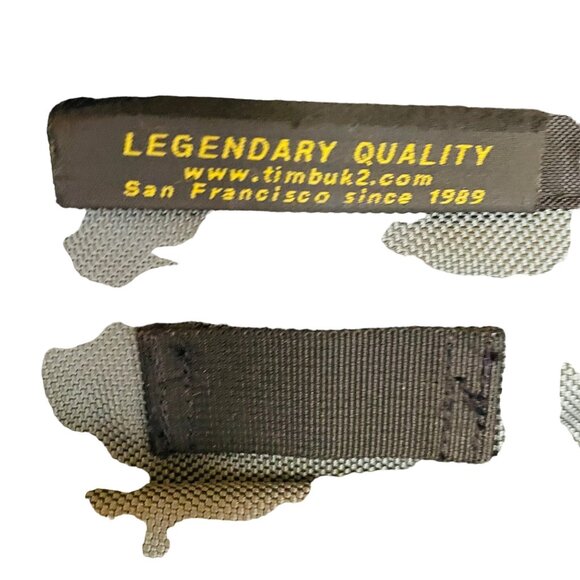 Timbuk2 Black & Gray Messenger Bag With AMD Turion64 X2 Logos 19" x 13" x 3" - Picture 4 of 11